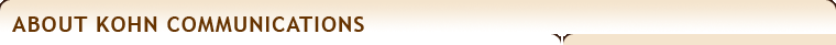 About Kohn Communications